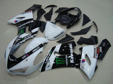 Purchase 2005-2006 White Monster Kawasaki ZX6R Motor Bike Fairings Canada