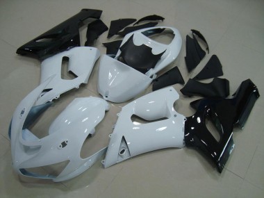 Purchase 2005-2006 White Black Kawasaki ZX6R Replacement Motorcycle Fairings Canada