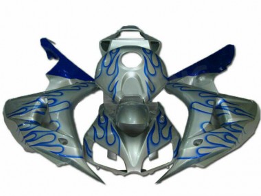 Purchase 2006-2007 Blue Flame Silver Honda CBR1000RR Motorcycle Fairing Kits Canada