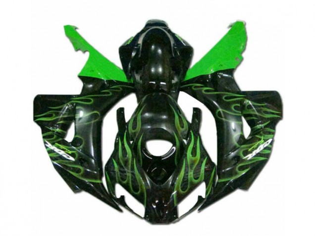 Purchase 2006-2007 Green Flame Black Honda CBR1000RR Moto Fairings Canada