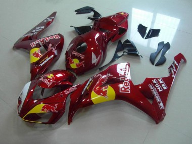 Purchase 2006-2007 Candy Red Red Bull Honda CBR1000RR Motorcylce Fairings Canada