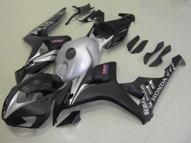 Purchase 2006-2007 Matte Black Silver Honda CBR1000RR Motorcycle Fairing Kit Canada