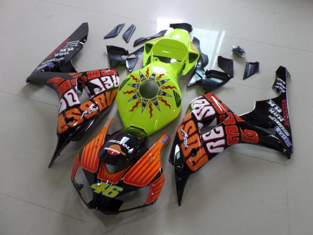 Purchase 2006-2007 Fluro Rossi Honda CBR1000RR Bike Fairings Canada