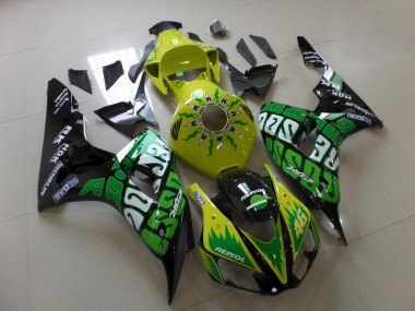 Purchase 2006-2007 Green Yellow Rossi Honda CBR1000RR Replacement Motorcycle Fairings Canada