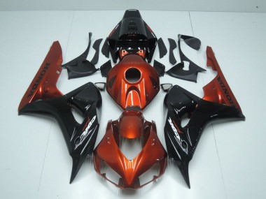 Purchase 2006-2007 Orange and Black Honda CBR1000RR Motorcycle Fairing Canada