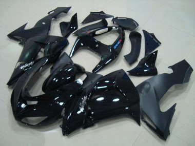 Purchase 2006-2007 Glossy Black Matte Black Kawasaki ZX10R Motorcyle Fairings Canada