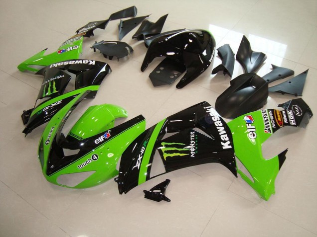 Purchase 2006-2007 Green Monster Kawasaki ZX10R Motorcylce Fairings Canada