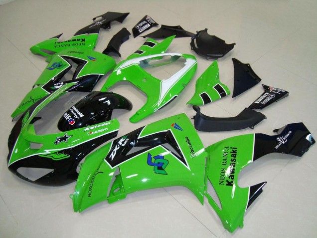 Purchase 2006-2007 Green Kawasaki ZX10R Motorcycle Fairings Canada