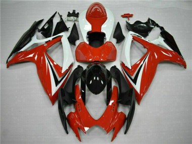 Purchase 2006-2007 Red White Suzuki GSXR 600/750 Motorcycle Fairings Kits Canada