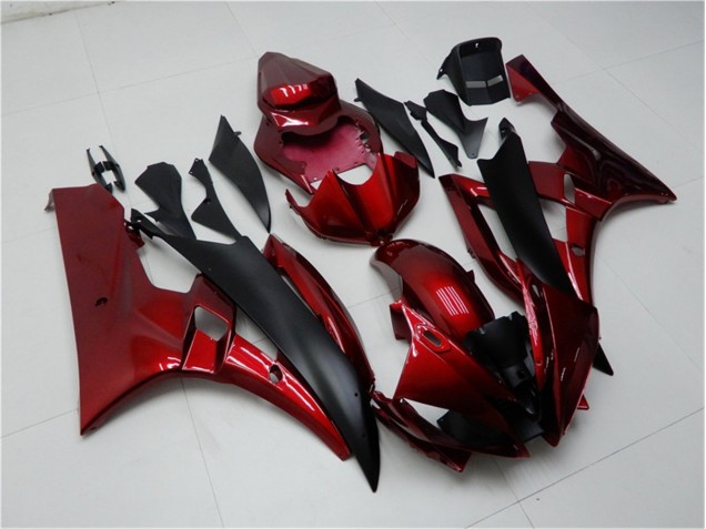 Purchase 2006-2007 Red Black Yamaha YZF R6 Bike Fairings Canada