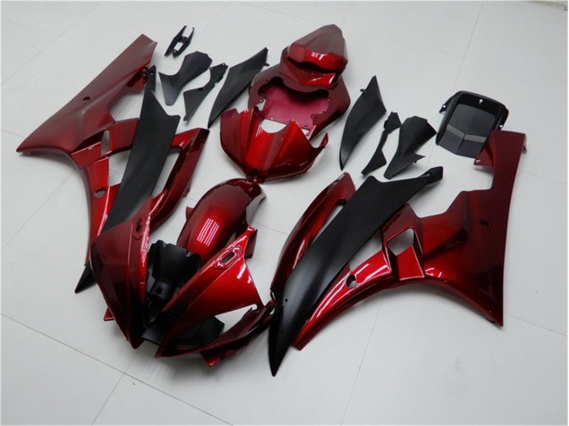 Purchase 2006-2007 Red Black Yamaha YZF R6 Bike Fairings Canada