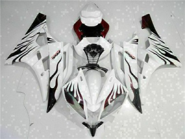 Purchase 2006-2007 White Yamaha YZF R6 Motorcyle Fairings Canada