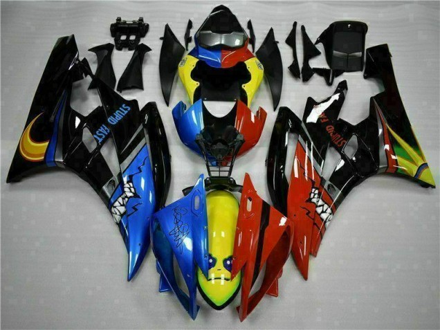 Purchase 2006-2007 Yellow Blue Red Yamaha YZF R6 Motorcycle Fairings Kit Canada