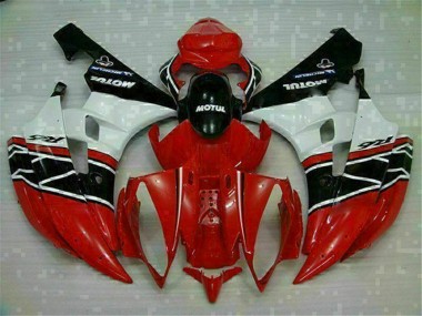 Purchase 2006-2007 Red White Yamaha YZF R6 Motorcycle Fairings Canada