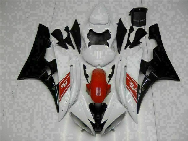 Purchase 2006-2007 White Black Yamaha YZF R6 Motorbike Fairing Canada