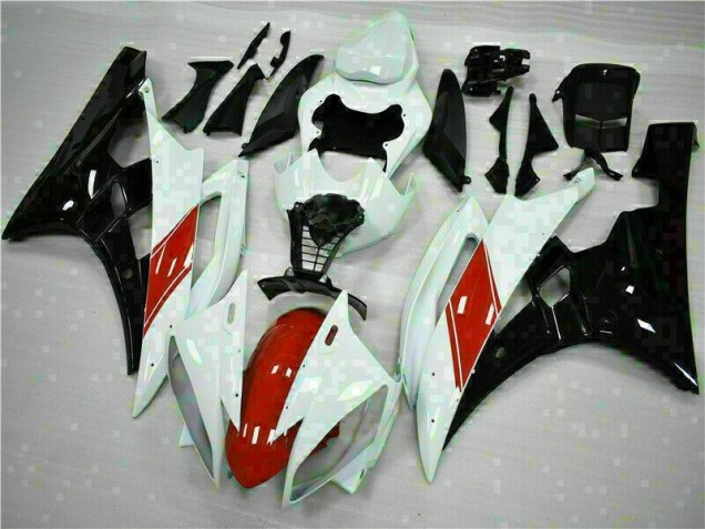 Purchase 2006-2007 White Yamaha YZF R6 Replacement Motorcycle Fairings Canada