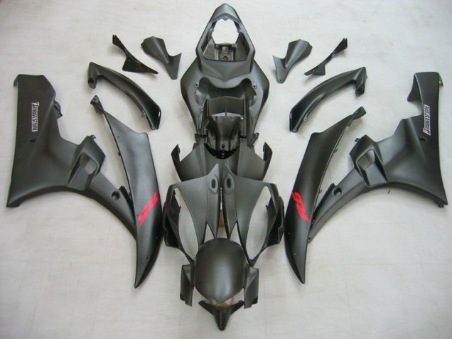 Purchase 2006-2007 Matte Black Yamaha YZF R6 Motorcycle Fairing Kits & Bodywork Canada