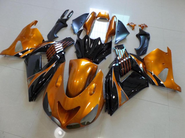 Purchase 2006-2011 Brown and Black No Sticker Kawasaki ZX14R ZZR1400 Motorcycle Fairing Kits Canada