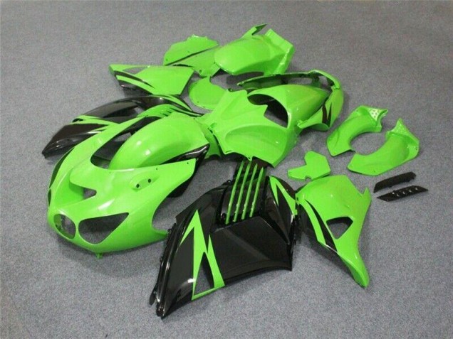 Purchase 2006-2011 Green Black Kawasaki ZX14R ZZR1400 Bike Fairings Canada