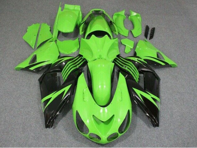 Purchase 2006-2011 Green Black Kawasaki ZX14R ZZR1400 Bike Fairings Canada