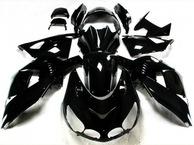 Purchase 2006-2011 Glossy Black Kawasaki ZX14R ZZR1400 Motorbike Fairing Canada