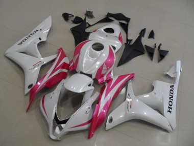 Purchase 2007-2008 Pearl White with Pink Honda CBR600RR Motorbike Fairing Canada