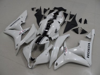 Purchase 2007-2008 Pearl White with Black Stripe Honda CBR600RR Bike Fairings Canada