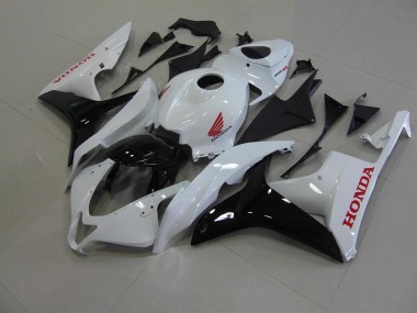 Purchase 2007-2008 Pearl White Black Honda CBR600RR Bike Fairings Canada