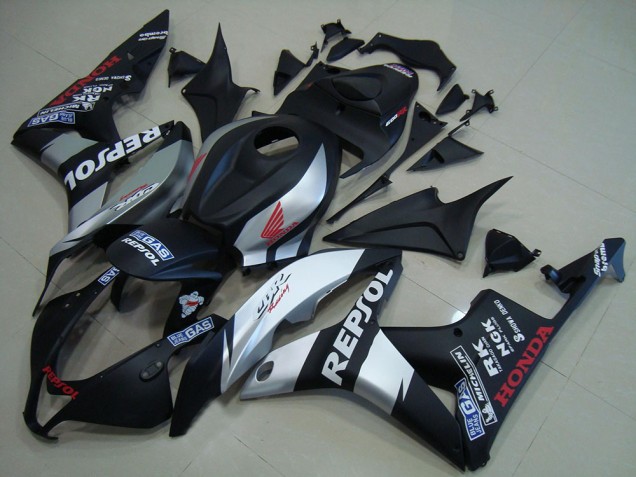 Purchase 2007-2008 Matte Black Silver Repsol Honda CBR600RR Motor Bike Fairings Canada