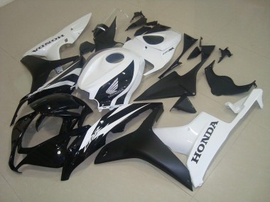 Purchase 2007-2008 Matte Black White Honda CBR600RR Bike Fairing Kit Canada