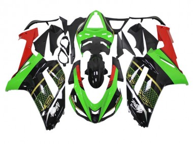 Purchase 2007-2008 Green Black Kawasaki ZX6R Motorcycle Fairing Kit Canada