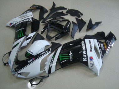 Purchase 2007-2008 White Monster Kawasaki ZX6R Motorcycle Fairings Canada