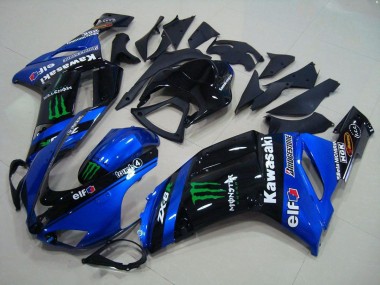 Purchase 2007-2008 Blue Monster Kawasaki ZX6R Motorbike Fairings Canada