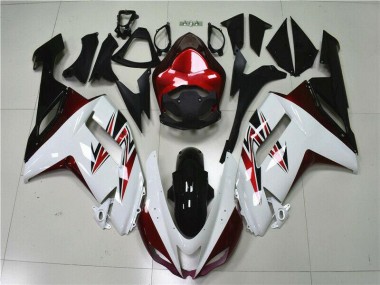 Purchase 2007-2008 White Black Red Kawasaki ZX6R Motorbike Fairings Canada