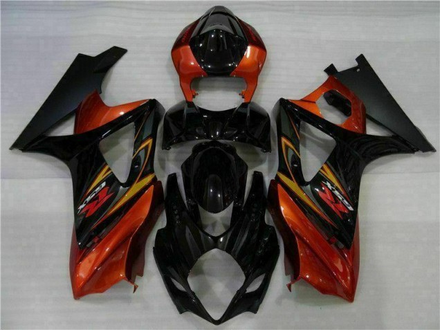 Purchase 2007-2008 Black Suzuki GSXR 1000 K7 Motorcycle Fairing Kit Canada