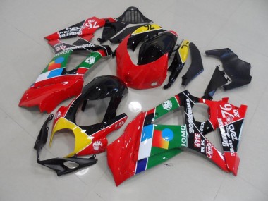 Purchase 2007-2008 Red and Green Suzuki GSXR 1000 K7 Motorcycle Fairings Kits Canada