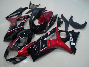 Purchase 2007-2008 Red Black Suzuki GSXR 1000 K7 Moto Fairings Canada