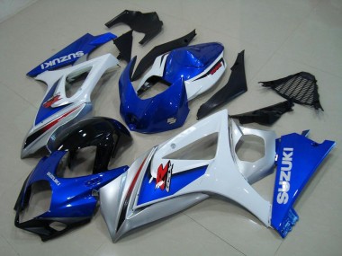 Purchase 2007-2008 White Blue Suzuki GSXR 1000 K7 Motor Fairings Canada