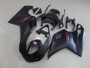 Purchase 2007-2014 Matte Black Red Sticker Ducati 848 1098 1198 Bike Fairing Canada