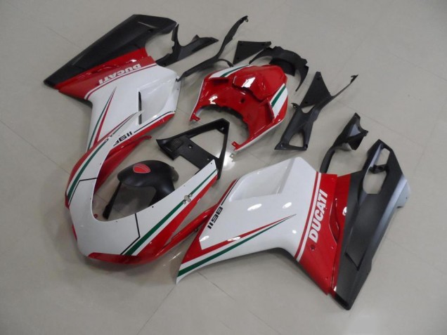 Purchase 2007-2014 Red White Ducati 848 1098 1198 Replacement Motorcycle Fairings Canada