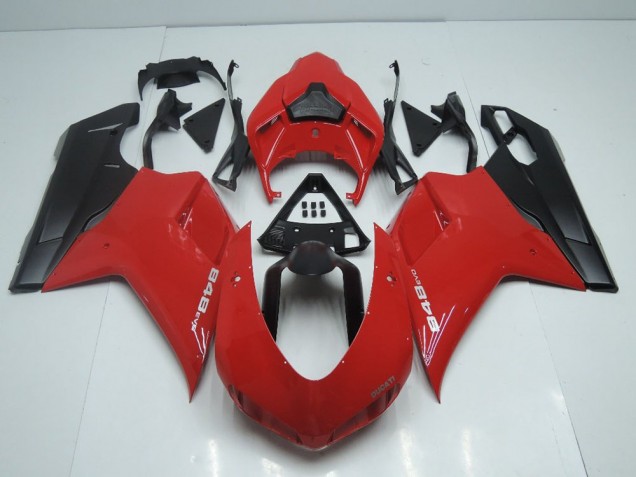 Purchase 2007-2014 OEM Style Red with Matte Black Side Ducati 848 1098 1198 Motor Bike Fairings Canada