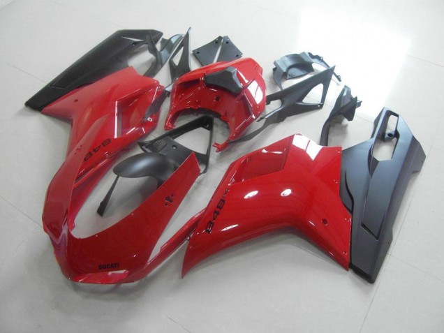 Purchase 2007-2014 Red Black Ducati 848 1098 1198 Motorcycle Fairing Kits Canada