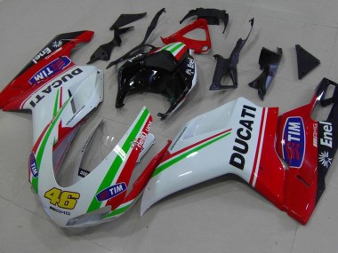 Purchase 2007-2014 Red White Yellow 46 Ducati 848 1098 1198 Bike Fairings Canada