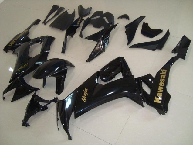 Purchase 2008-2010 Glossy Black with Gold Sticker Kawasaki ZX10R Motorcycle Fairings Canada