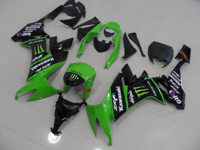 Purchase 2008-2010 Green and Black Monster Kawasaki ZX10R Motorbike Fairing Canada