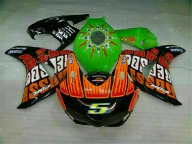 Purchase 2008-2011 Green Orange Honda CBR1000RR Motorcycle Fairings Kits Canada