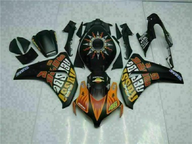 Purchase 2008-2011 Orange Black Honda CBR1000RR Motorcyle Fairings Canada