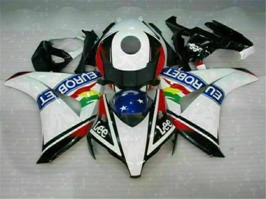 Purchase 2008-2011 White Blue Red Eurobet Lee Honda CBR1000RR Motorcycle Fairing Kit Canada