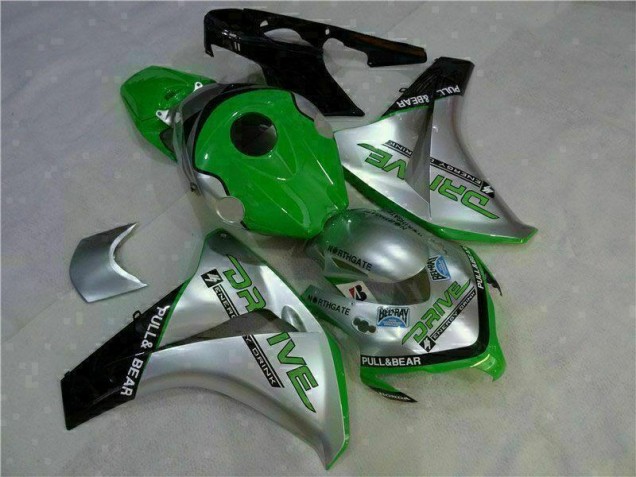 Purchase 2008-2011 Green Silver Honda CBR1000RR Moto Fairings Canada