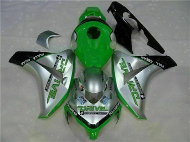 Purchase 2008-2011 Green Silver Honda CBR1000RR Moto Fairings Canada